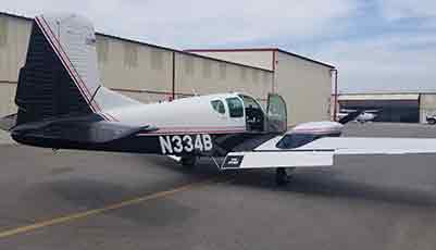 Beechcraft Travel Air BE95 multiengine airplane exterior 2 preview