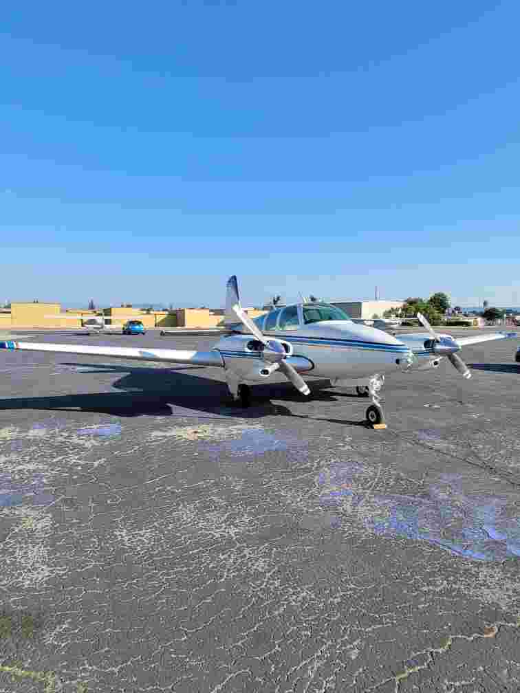 Beechcraft Travel Air D95A multiengine airplane exterior 1 preview